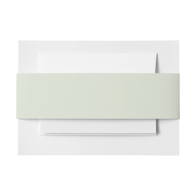 Flüstern Grün Solid Farbe Einladungsbanderole (Vorderseite Beispiel)