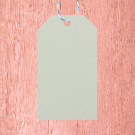 Flüstern Grün Solid Farbe Geschenkanhänger