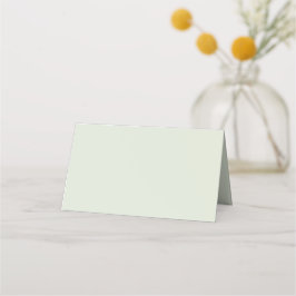 Flüstern Grün Solid Farbe Platzkarte
