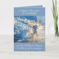 Flüstern Ich Liebe Sie zu einem Schmetterling-Beil