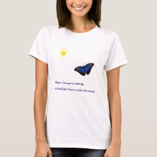 Flüstern Ich Liebe Sie zu einem Schmetterling-T -  T-Shirt
