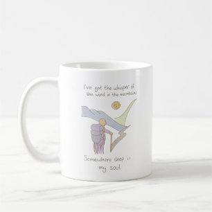 Flüstern in den Bergen Kaffeetasse