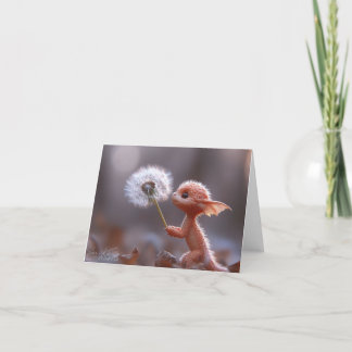 Flüstern in der Breeze Card Dankeskarte