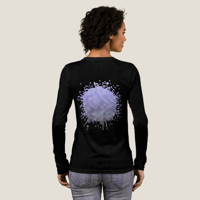 Flüstern in der Dämmerung Tri-Blend Shirt (Voller Rückseite)