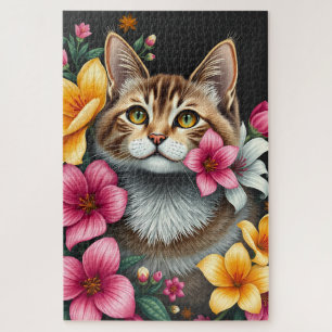 Flüstern in einem floralen Wunderland Puzzle