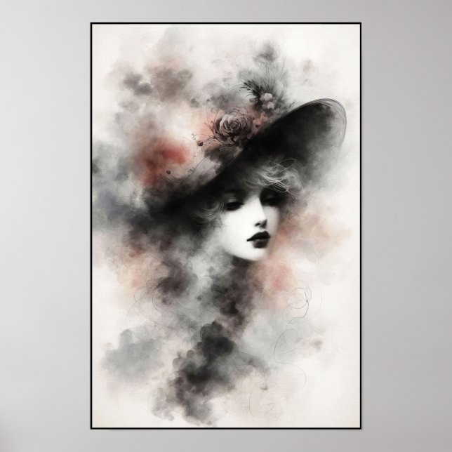 Flüstern mit Vintager Eleganz Poster (Vorne)