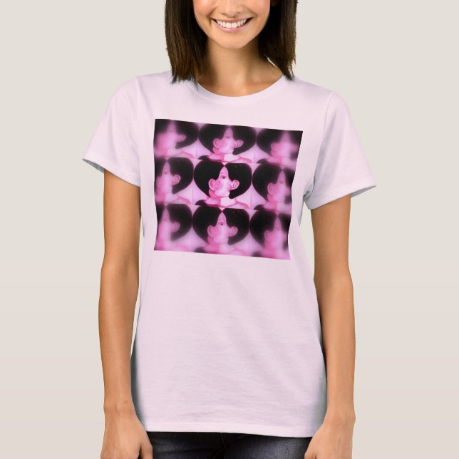 Flüstern-rosa T - Shirt-Medium T-Shirt (Vorderseite)