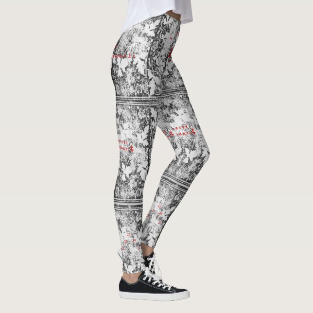 Flüstern (schwarz) leggings (Rechts)