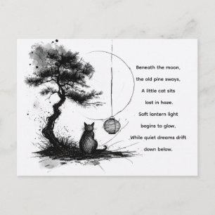 Flüstern unter dem Mond Postkarte