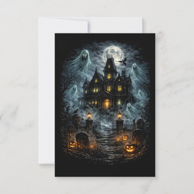 Flüstern von Blackwood Manor Dankeskarte (Vorderseite)