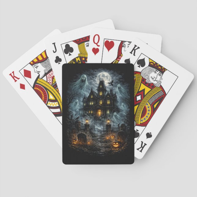 Flüstern von Blackwood Manor Spielkarten (Rückseite)