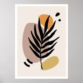 Flüstern von Blätter 3: Minimalistisch Boho Botani Poster