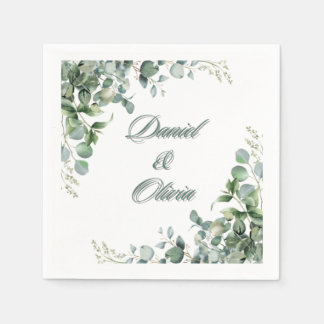 "Flüstern von Grün" Serviette