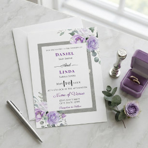 Flüstern von Lavendel: Eleganz in Blüte Einladung