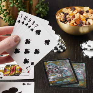 Flüstern von Paris Gemälde von Alfred Fox Spielkarten