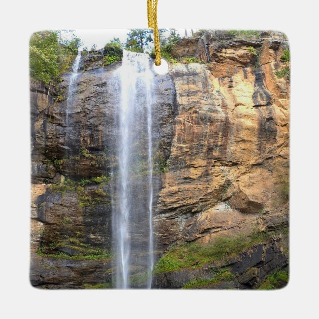 Flüstern von Toccoa Falls Keramikornament (Vorderseite)