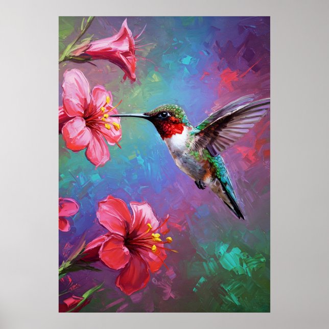 Flüsternbloms: Hummingbird Melody Poster (Vorne)