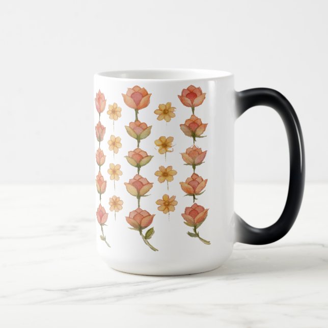 Flüsternde Blüten Verwandlungstasse (Rechts)