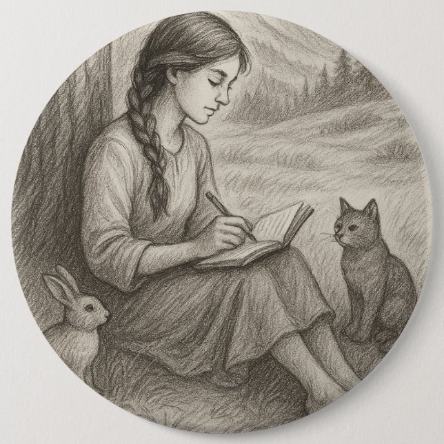 Flüsternde Erinnerungen Button (Vorderseite)