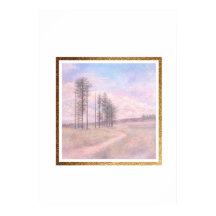 Flüsternde Kiefern – pastellfarbene Landschaft