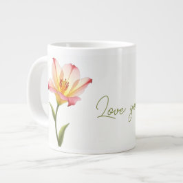 Flüsternde Zuneigung Lilies Jumbo-Tasse