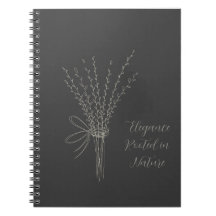 Flüsternde Zweige Botanisches Notizbuch