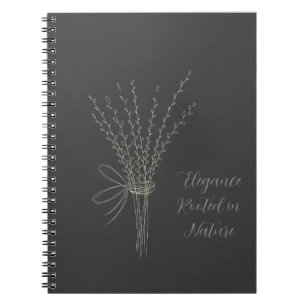 Flüsternde Zweige Botanisches Notizbuch Notizblock