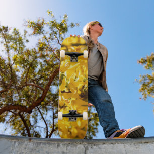 Flüsternder Gold Skateboard