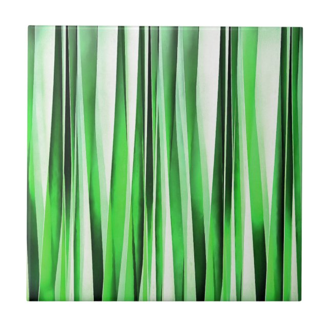 Flüsterndes grünes Gras Fliese (Vorderseite)