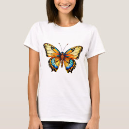 "Flüsternflüsternde Flügel: Graceful Butterfly T - T-Shirt