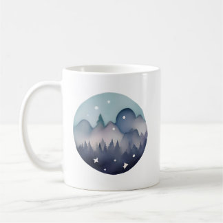 Flüsterspitzen in der Dämmerung Kaffeetasse