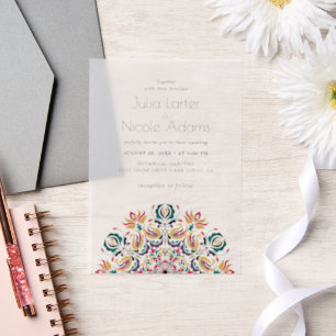 Flüstert Schwan Vögel Lotus Blumen Mandala Hochzei