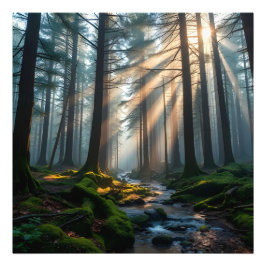 Flüsterwald Fotodruck
