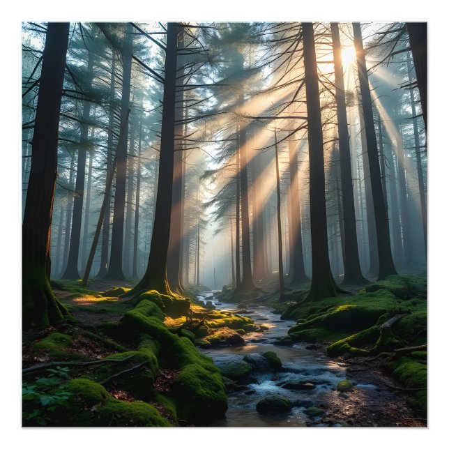Flüsterwald Fotodruck (Vorne)
