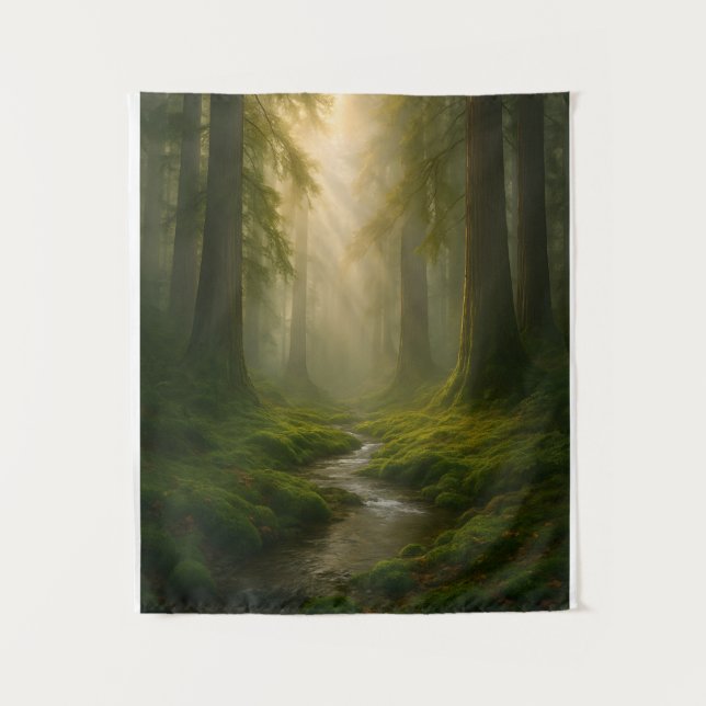 Flüsterwald Wandteppich (Vorderseite)