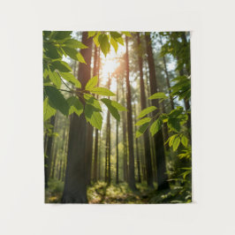 Flüsterwald Wandteppich