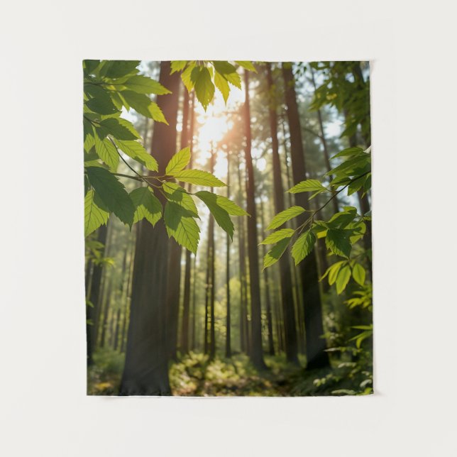 Flüsterwald Wandteppich (Vorderseite)