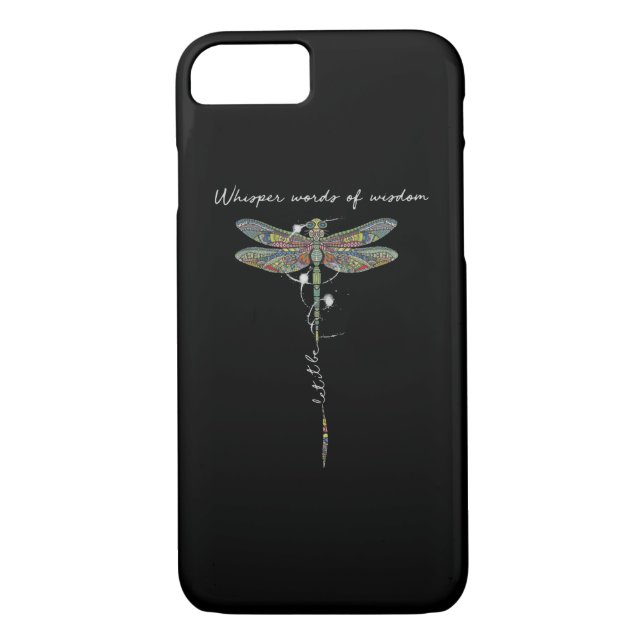 Flüsterwörter der Weisheit Brocade Dragonfly Case-Mate iPhone Hülle (Rückseite)