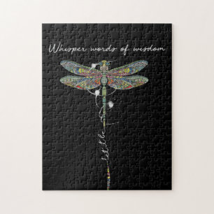 Flüsterwörter der Weisheit Brocade Dragonfly Puzzle