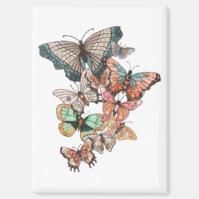 Flut in den Frühling Magnet (Vorderseite)