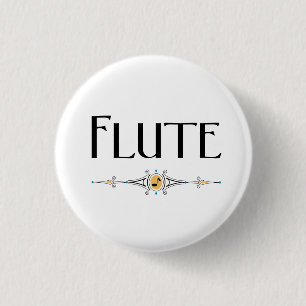 Flutdekorative Linie Button