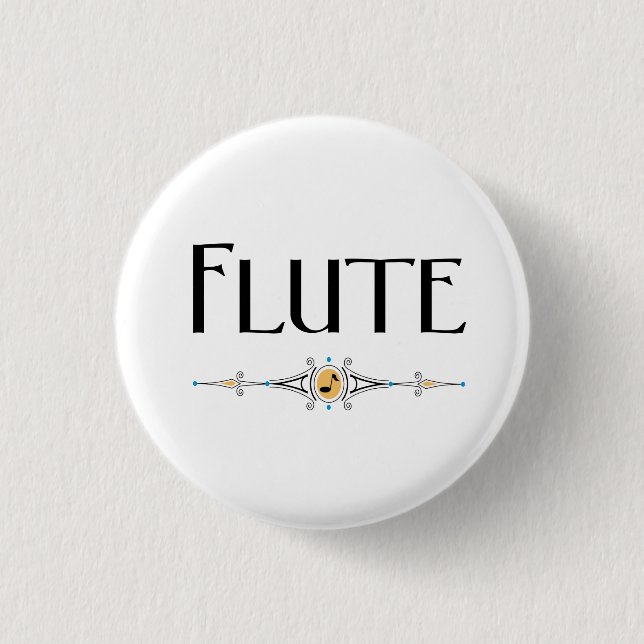 Flutdekorative Linie Button (Vorderseite)