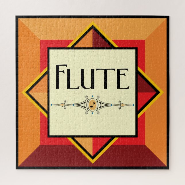 Flutdekorativer Block Puzzle (Vertikal)