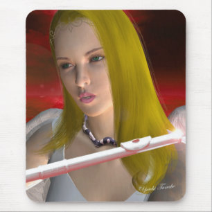 Flute Angel 1 Mousepad