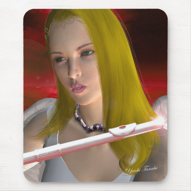 Flute Angel 1 Mousepad (Vorne)