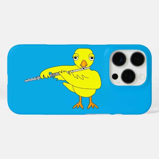 Flute Chick Case-Mate iPhone Hülle (Rückseite (Horizontal))