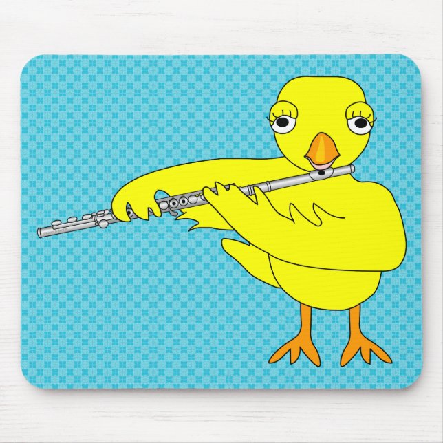 Flute Chick Mousepad (Vorne)