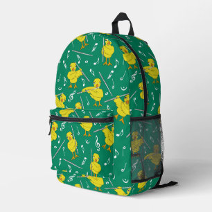 Flute Chick Musiknoten Bedruckter Rucksack