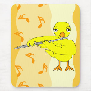 Flute Chick Muster Mousepad