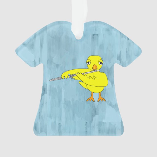 Flute Chick Ornament (Vorderseite)